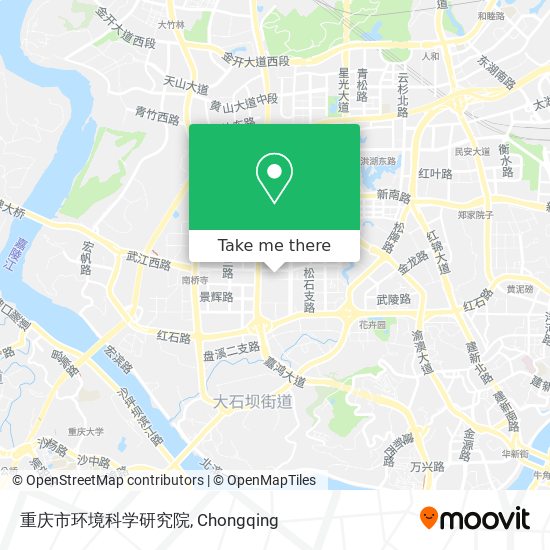 重庆市环境科学研究院 map