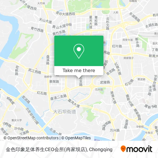 金色印象足体养生CEO会所(冉家坝店) map