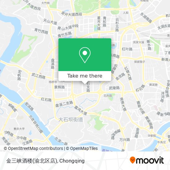 金三峡酒楼(渝北区店) map