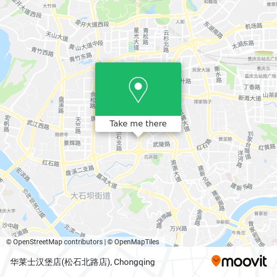 华莱士汉堡店(松石北路店) map