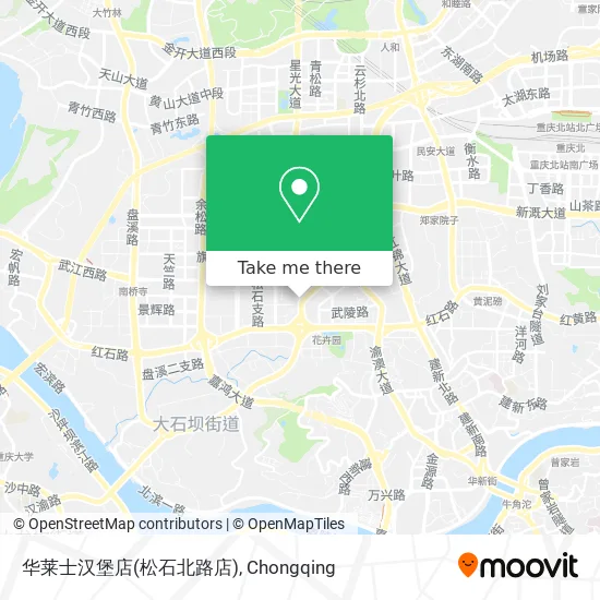 华莱士汉堡店(松石北路店) map