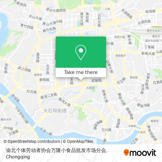 渝北个体劳动者协会万隆小食品批发市场分会 map