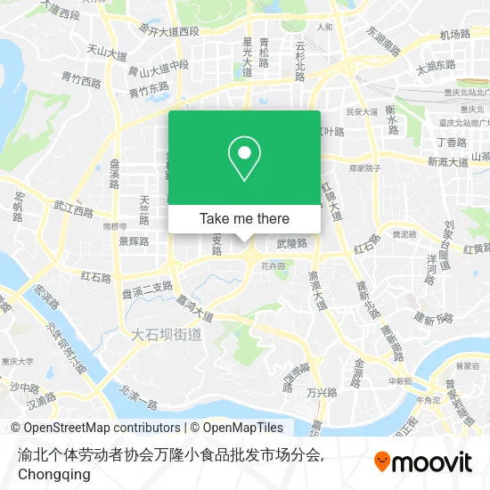 渝北个体劳动者协会万隆小食品批发市场分会 map