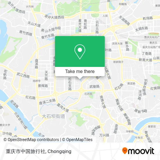 重庆市中国旅行社 map