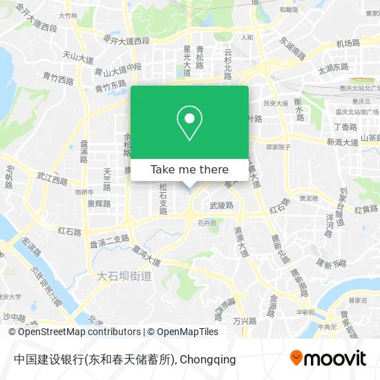中国建设银行(东和春天储蓄所) map