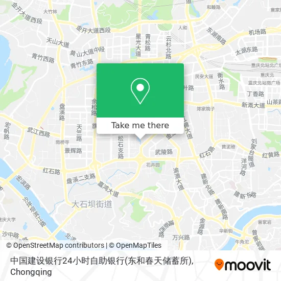 中国建设银行24小时自助银行(东和春天储蓄所) map