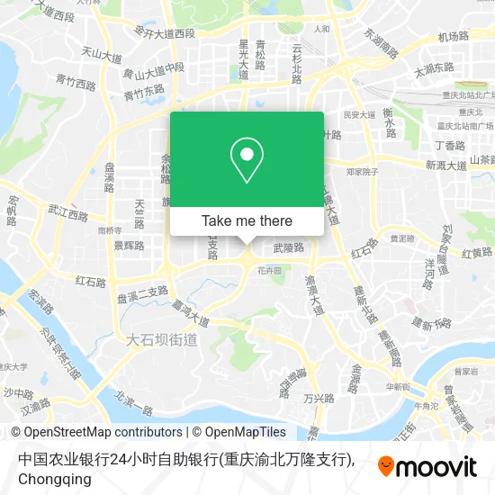 中国农业银行24小时自助银行(重庆渝北万隆支行) map