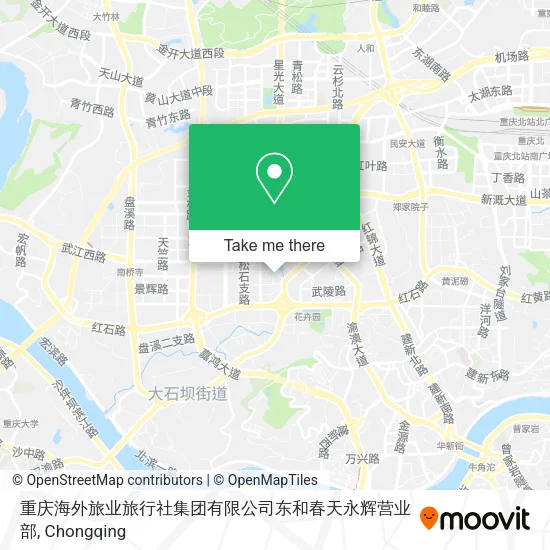重庆海外旅业旅行社集团有限公司东和春天永辉营业部 map