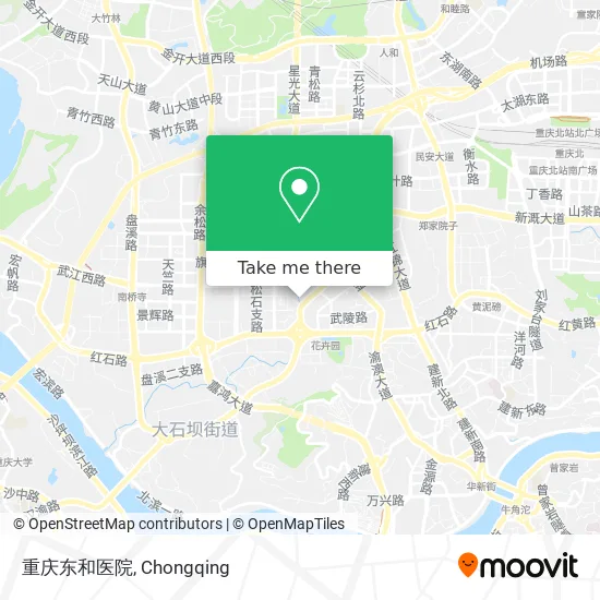 重庆东和医院 map