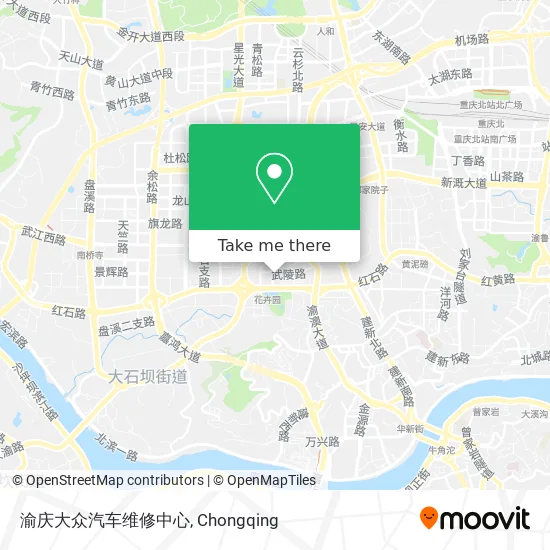 渝庆大众汽车维修中心 map