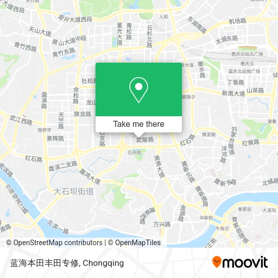 蓝海本田丰田专修 map