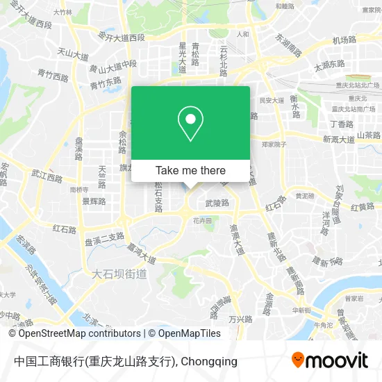 中国工商银行(重庆龙山路支行) map