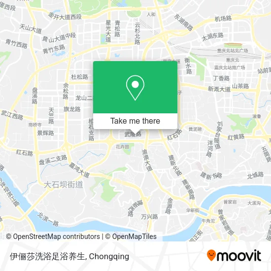 伊俪莎洗浴足浴养生 map