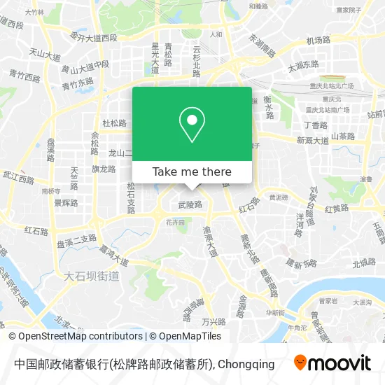 中国邮政储蓄银行(松牌路邮政储蓄所) map