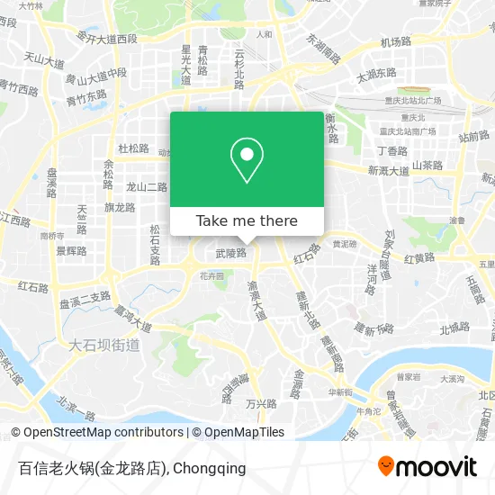 百信老火锅(金龙路店) map