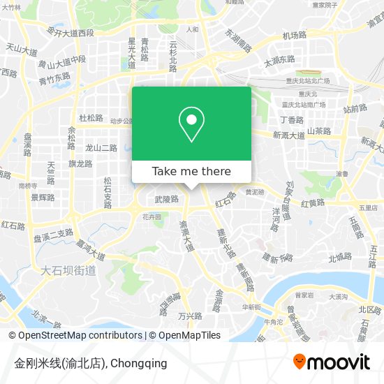 金刚米线(渝北店) map
