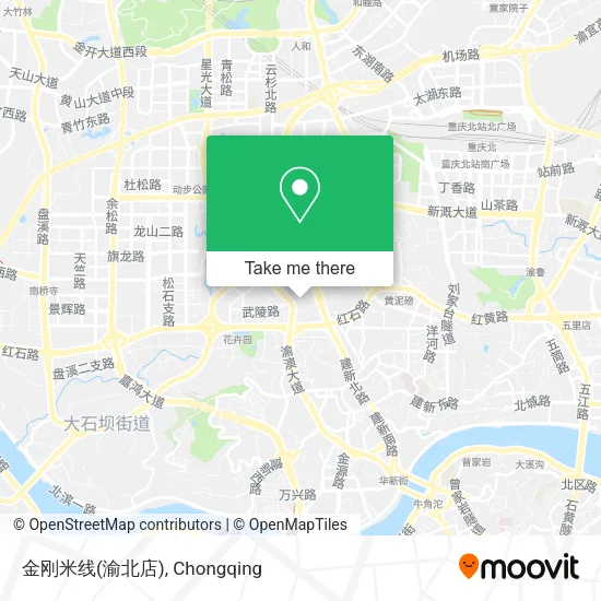 金刚米线(渝北店) map
