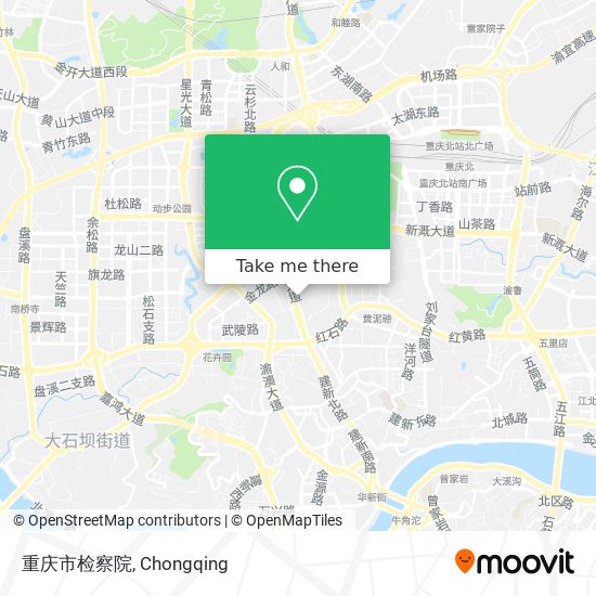 重庆市检察院 map