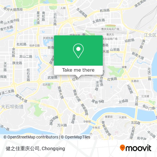 健之佳重庆公司 map