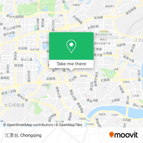 汇景台 map