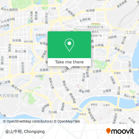 金山牛蛙 map