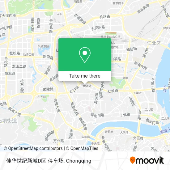 佳华世纪新城D区-停车场 map