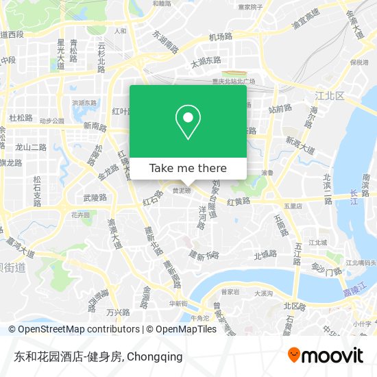 东和花园酒店-健身房 map