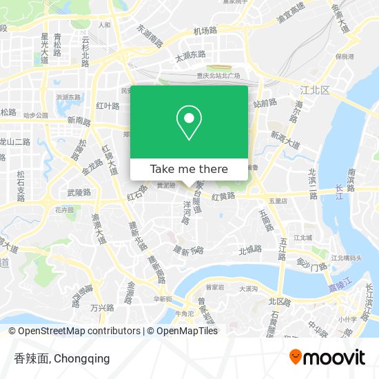 香辣面 map