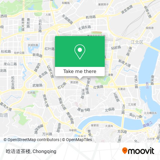 晗语道茶楼 map