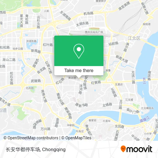 长安华都停车场 map