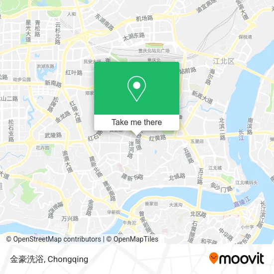 金豪洗浴 map