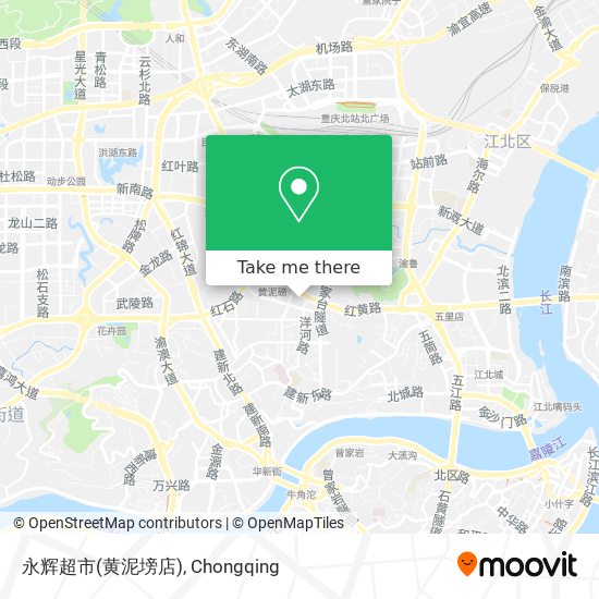 永辉超市(黄泥塝店) map