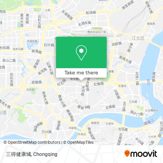 三得健康城 map