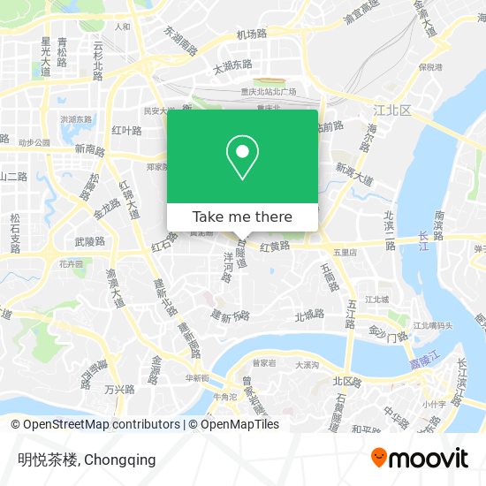明悦茶楼 map