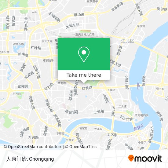 人康门诊 map