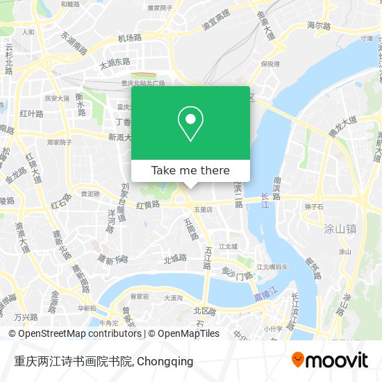 重庆两江诗书画院书院 map