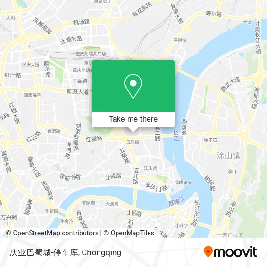 庆业巴蜀城-停车库 map