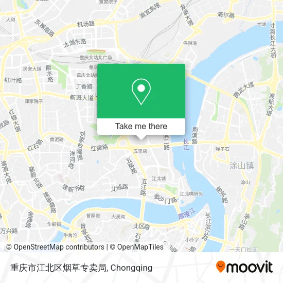重庆市江北区烟草专卖局 map