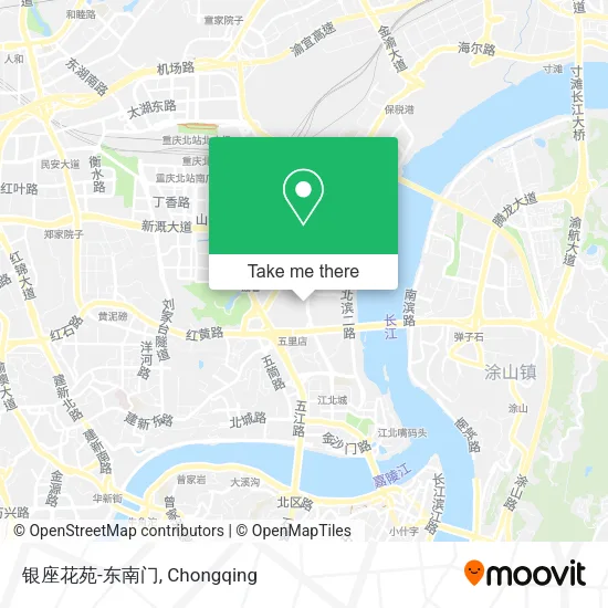 银座花苑-东南门 map