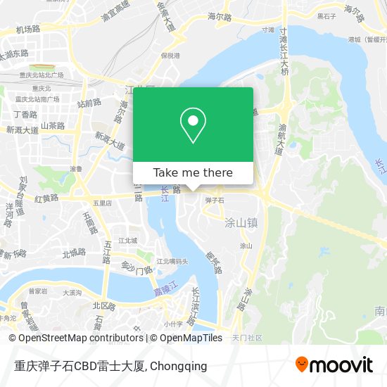 重庆弹子石CBD雷士大厦 map