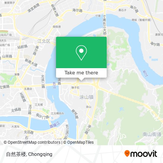 自然茶楼 map