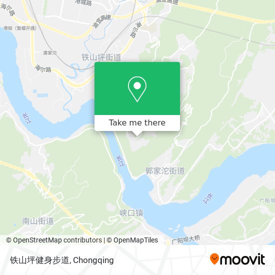铁山坪健身步道 map