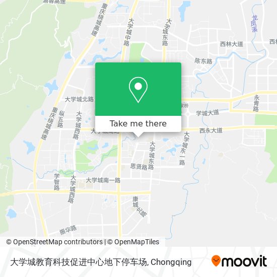 大学城教育科技促进中心地下停车场 map