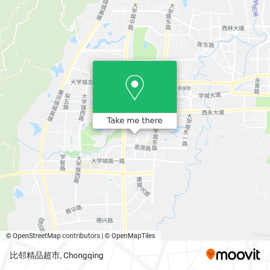 比邻精品超市 map