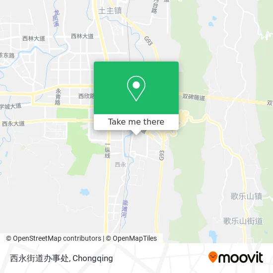 西永街道办事处 map