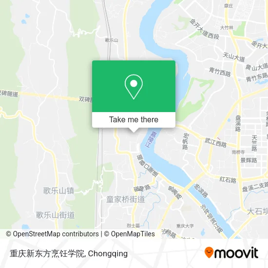 重庆新东方烹饪学院 map