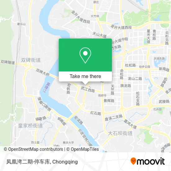 凤凰湾二期-停车库 map