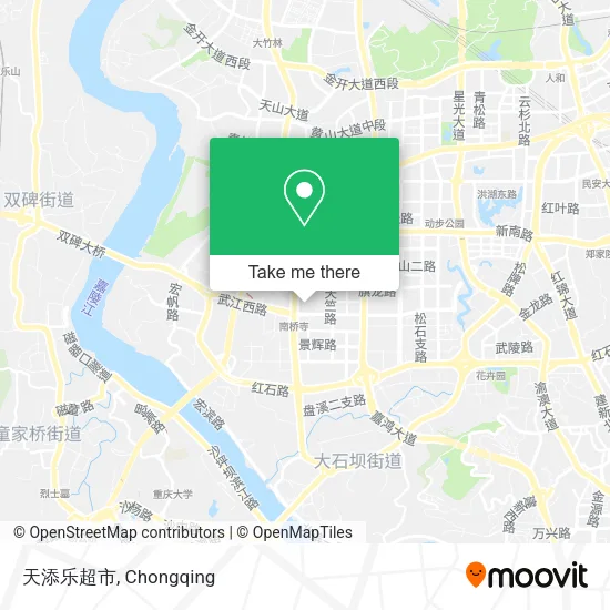 天添乐超市 map