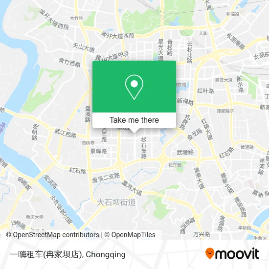 一嗨租车(冉家坝店) map
