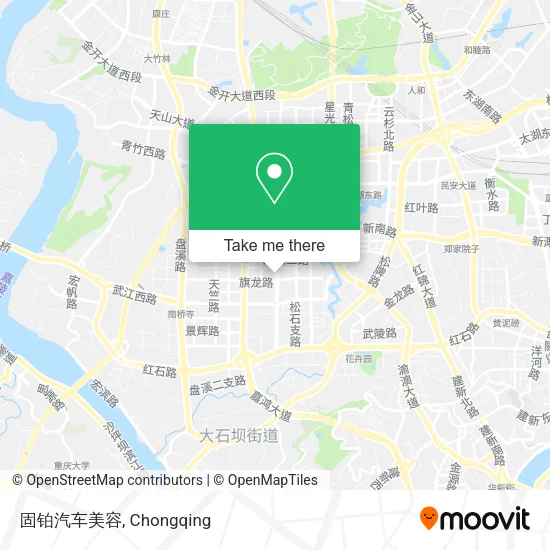 固铂汽车美容 map